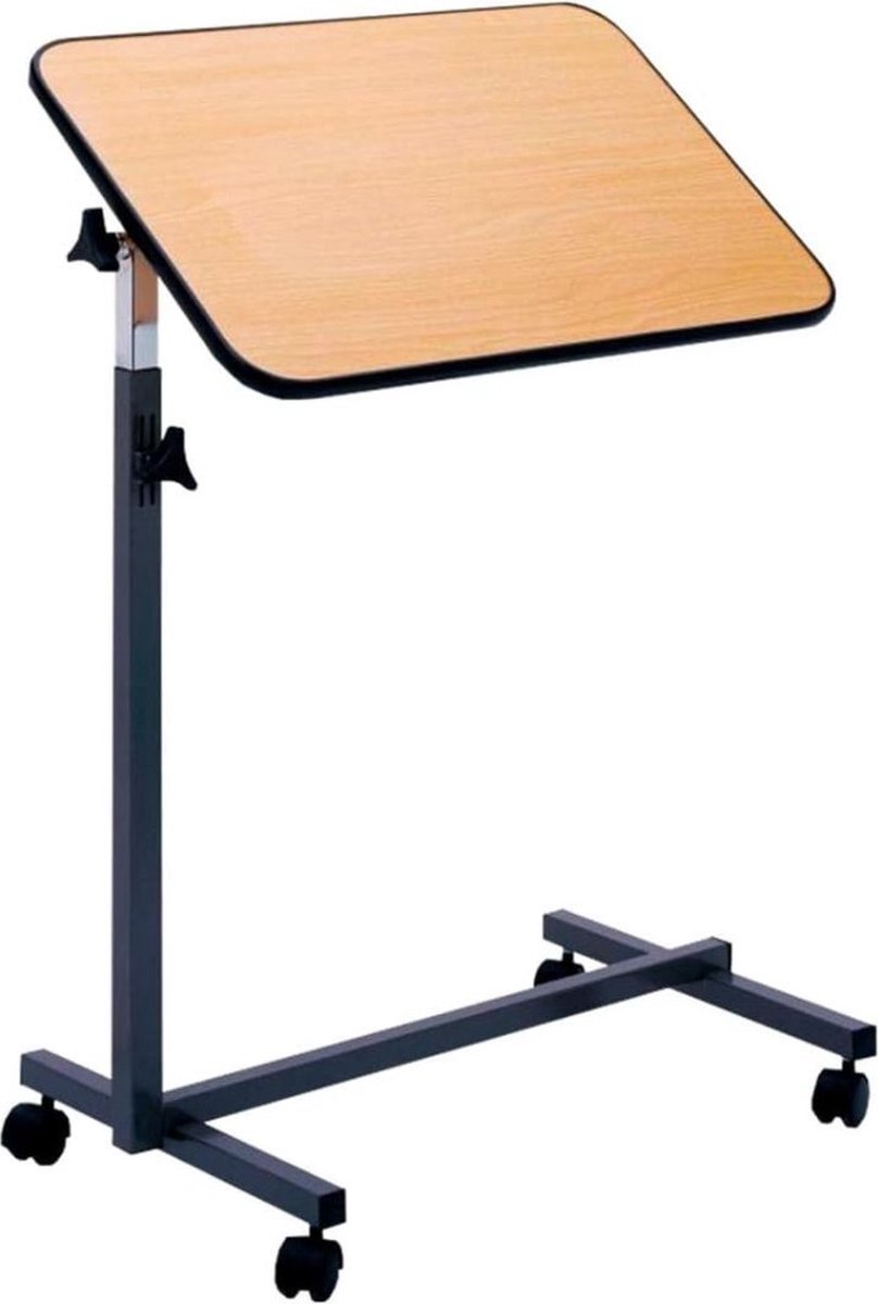 Thuys – Bedtafeltje Met Wielen – Laptopstandaard – 41 x 64 x 110cm – Bruin