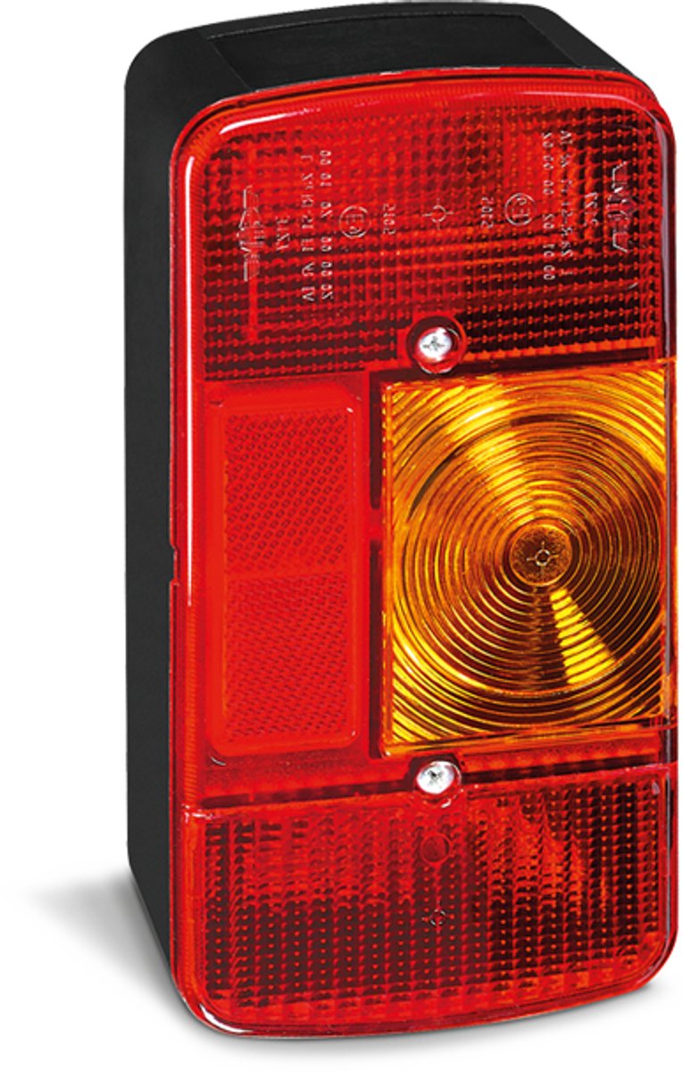 Achterlicht - SIM - 3127 - Verticaal - 7.4 - 18.9cm - Mistlamp - Achter - Rem - Richting - Achteruit - Mist - 12V-24V