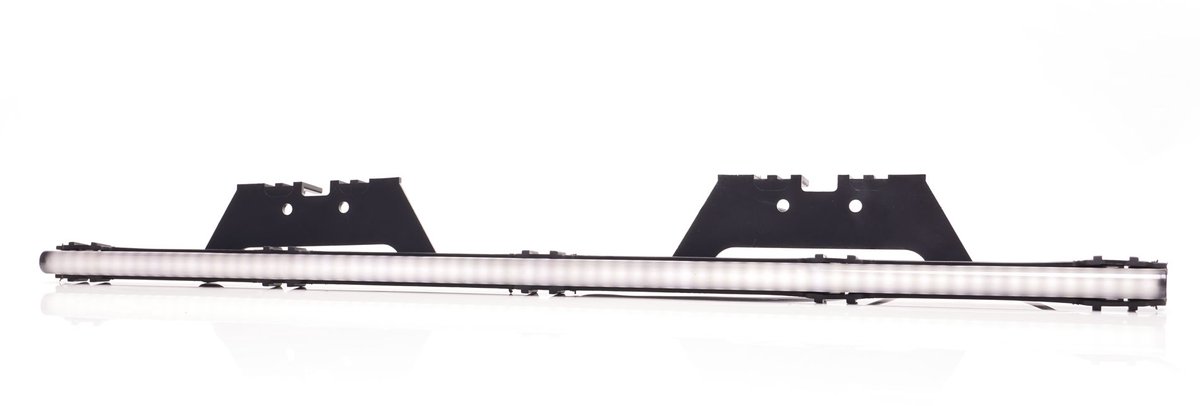 Markeringslicht - WAS - W280 Black - Neon - 19.7 - 50cm - Click on montage - met beugels - Smoke - Wit - 12V-24V