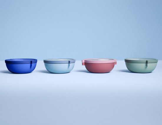 Bol bento Mepal Vita – 5 compartiments dont 3 récipients amovibles – Boîte Bento – Boîte repas salade – Sauge nordique