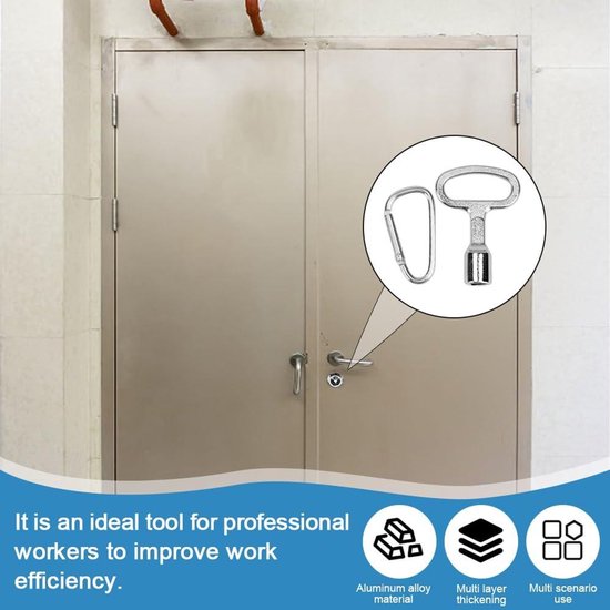 4 Stks Metalen Driehoekige Sleutels Utility Cabinet Sleutel Sleutel Sleutel Verdeelkast Sleutel Elektrische Meter Box Voor Gas Water Elektrische Meter Schakelkast Radiator