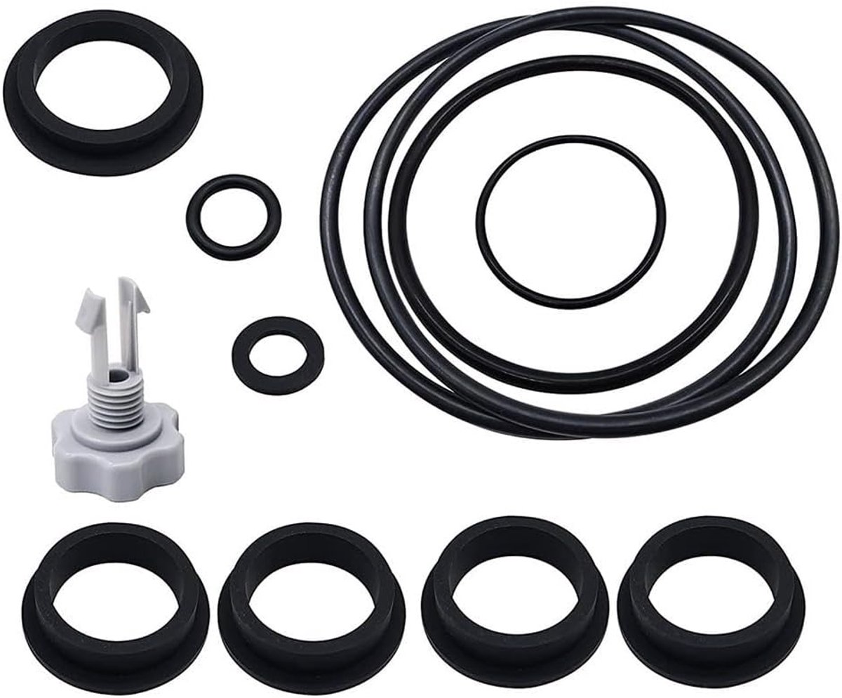 Geschikt voor Vervangende afdichting - geschikt voor zandfilterpomp van Intex intex zwembad - 25013 Zandpomp Luchtafvoerklep Afdichtingsset - Accessoires voor zwembadreparatie - voor zandfilterpompmotor onderdelen