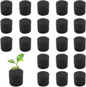Allecto Plus - Hydrocultuurspons voor zaailingen en hydrocultuursystemen - 100 stuks - Geschikt voor hydrocultuurgroei