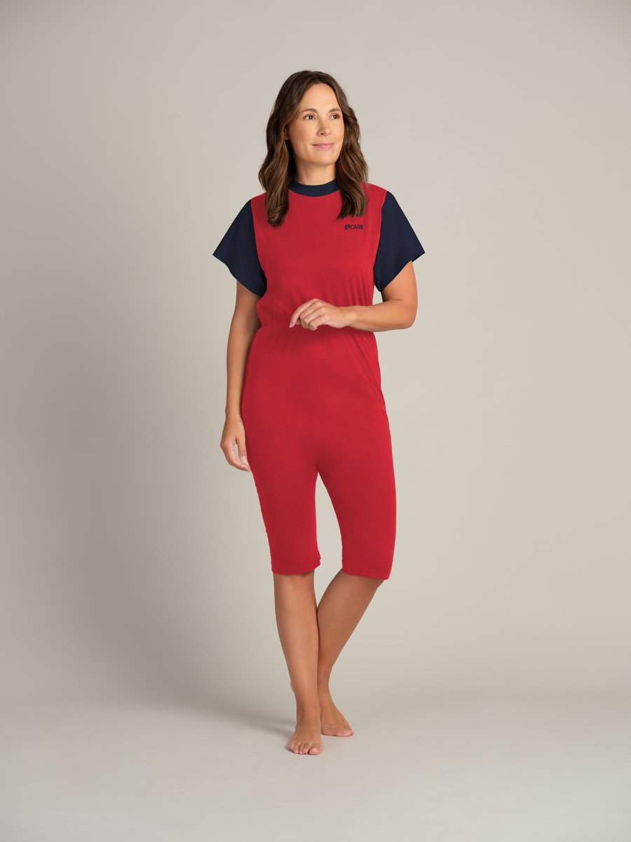 Goedkoopste Jersey hansop | Rugritssluiting | Korte mouw | Korte pijpen | Rood| XXXL