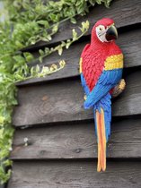 2 stuks decoratieve vogelwanddecoraties, metalen vogels gebeitst acryl