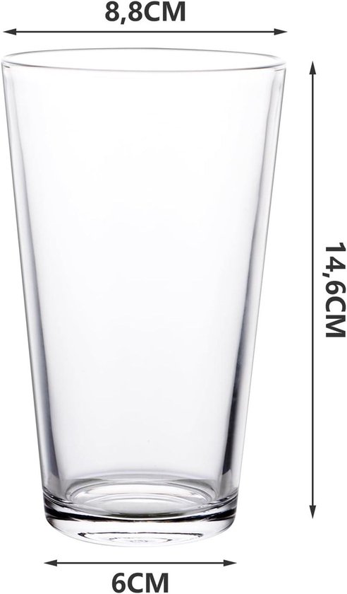 Bundel] Bierglazen, Bierpullen set van 6, Mannheim - 0,5 liter | ik-tap.nl