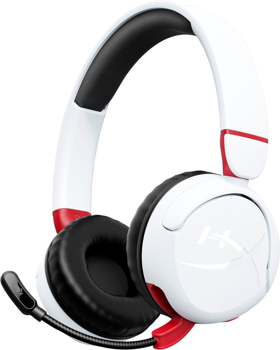 HyperX Cloud Mini - Wireless Gaming Headset - Draadloos - Wit - Voor Jonge Gamers