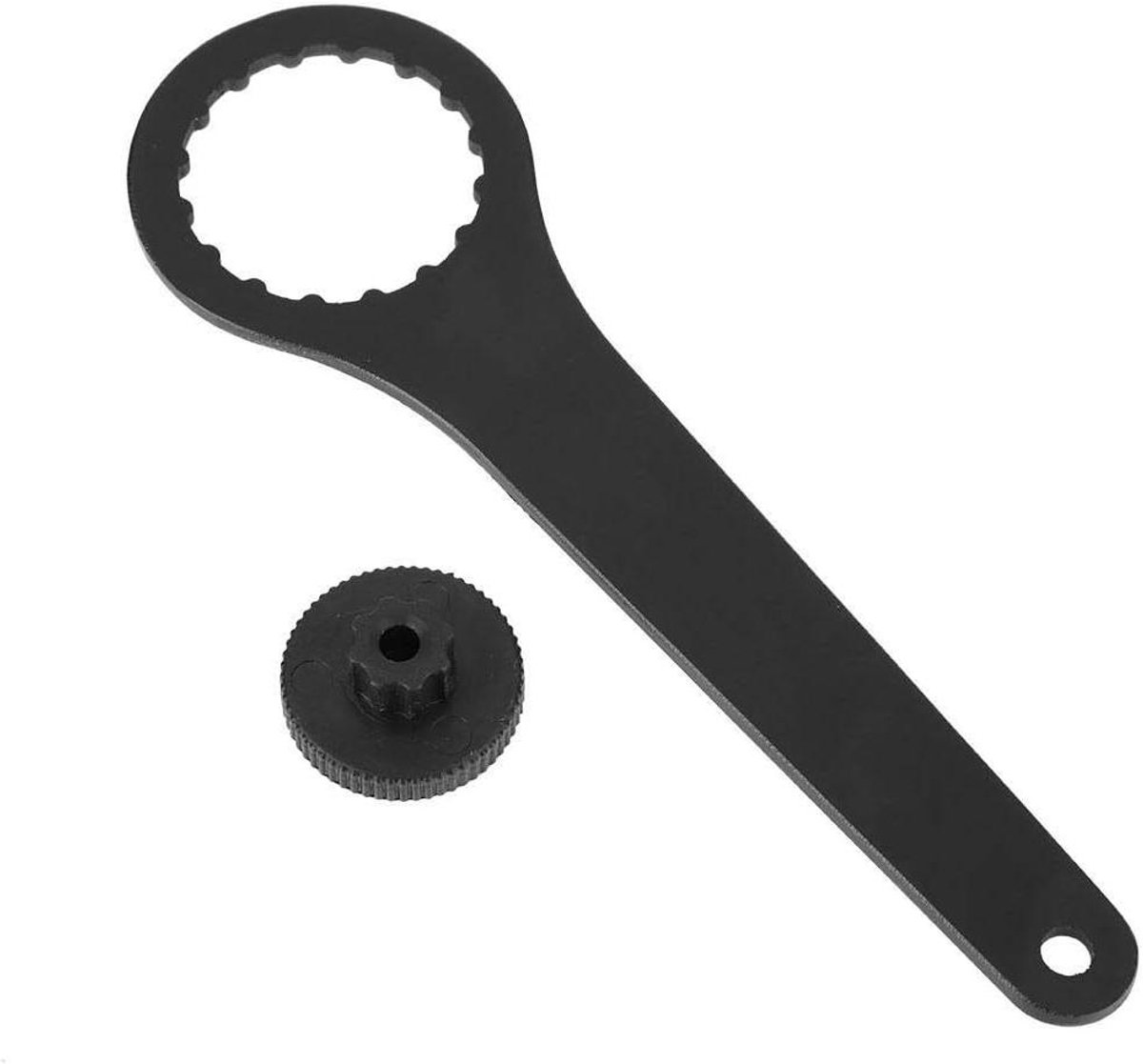 Allecto Plus - Fiets Crank Sleutel voor BB Trapas - Inclusief Hollowtech Tool - Zwarte Fiets Sleutel met BB91 BB109 BB86-30 BB30-30 - Handige Fietsaccessoire