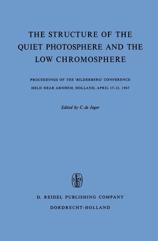 The Structure of the Quiet Photosphere and the Low Chromosph ... - cover