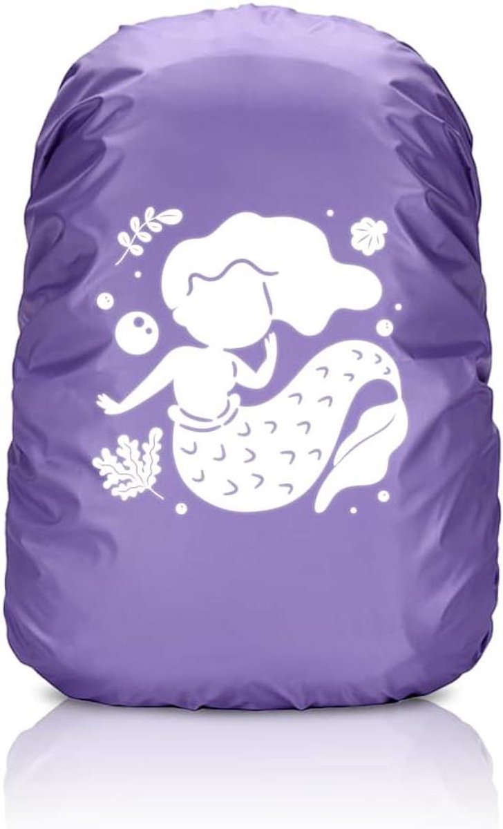 Inovra Plus - Regenhoes 35 liter rugzak met reflectie en waterdichte bescherming - Ideaal voor schooltas - Reflecterende hoes voor jongens en meisjes - Beginners.