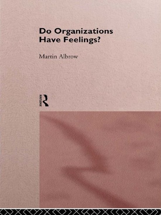 Do Organizations Have Feelings? - cover