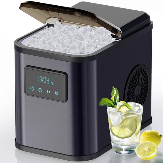 BarCraft IJsbrekermachine Met Schep - Handmatige Cocktail IJsbreker Kunststof & RVS