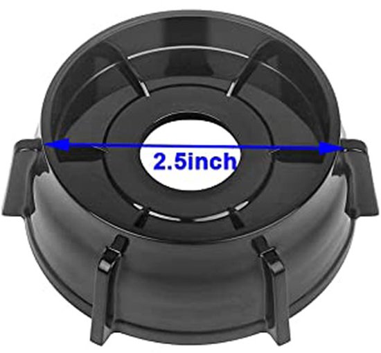 Sapcentrifuge-accessoires - Geschikt voor Oster-blenders - Blenderbak (met deksel), bevestigingsbouten, borgpen en 2 rubberen O-ringen — afbeelding 3