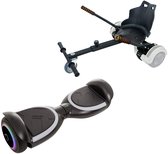 Jetson Prism Hoverboard Zwart Plus Met Hoverkart Zwart - All-Road 6.5 inch Wielen - Oxboard - LED Verlichting - UL2272 Gecertificeerd