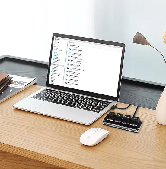 Delux K9500 professioneel programmeerbaar toetsenbord USB