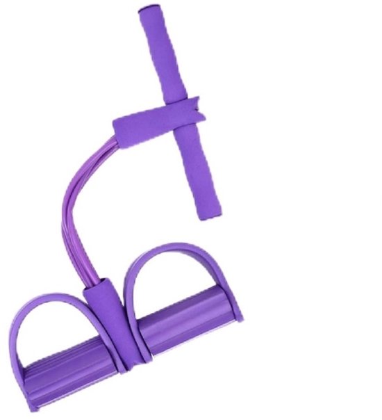 Multifunctioneel Fitnessapparaat voor Thuis met Elastische Weerstandsband en Buikspiertrainer