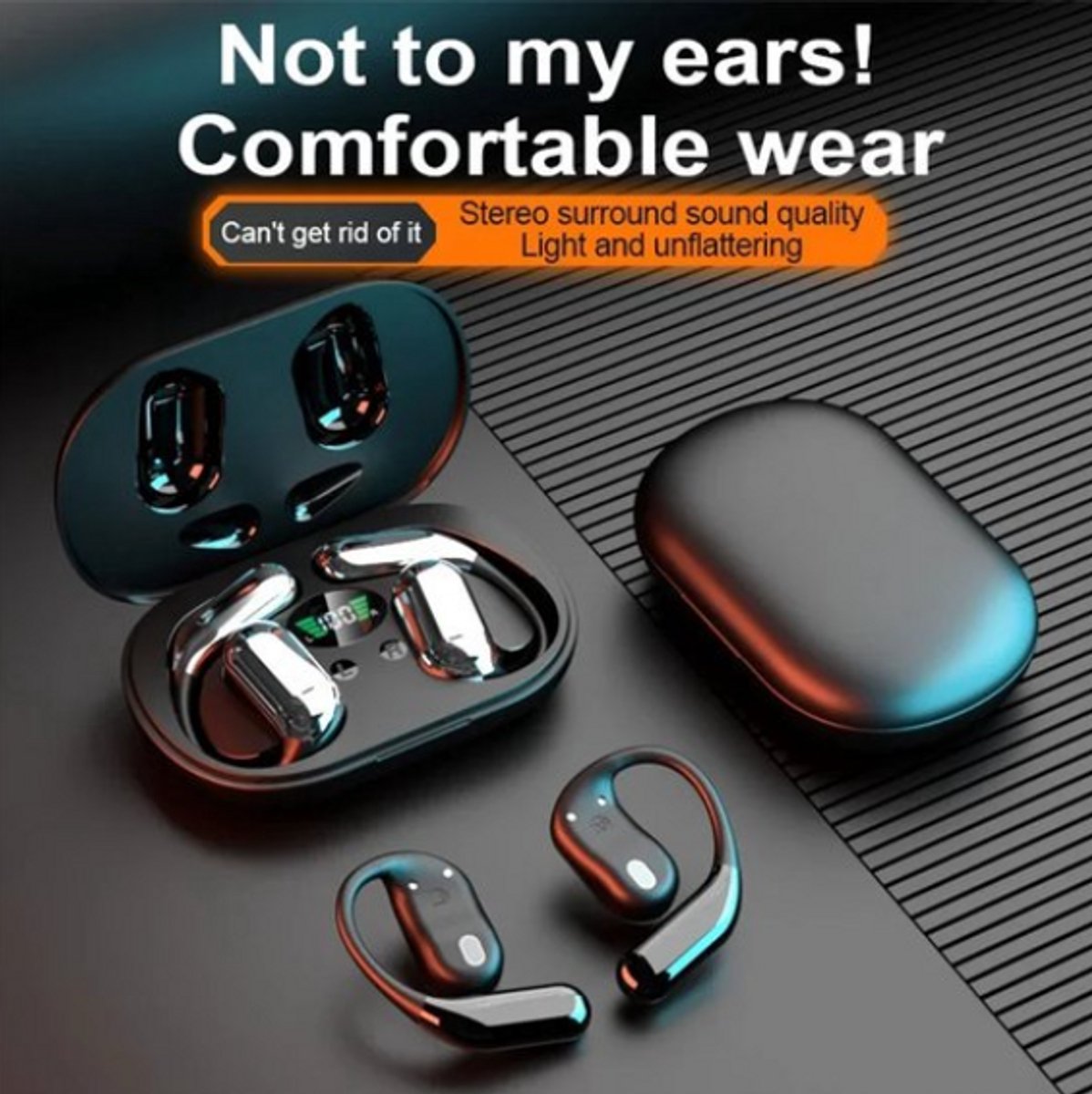 3-in-1 Draadloze Vertaal Oordopjes – Instant Spraakvertaler met Bluetooth 5.3, Ruisonderdrukking & Real-time Vertaling in 144 Talen – Tolk Oortjes voor Reizen, Werk & Taalstudie thumbnail 5