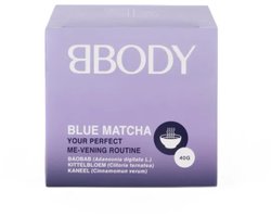BBODY Blue Matcha - kittelbloem, baobab en kaneel blend - 40 gr