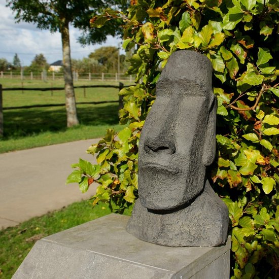 Moai tuinbeeld - 40 cm