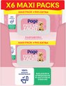 Page Sensitive - Maxipack - Papier Toilette Humide - 74 x 6 pièces
