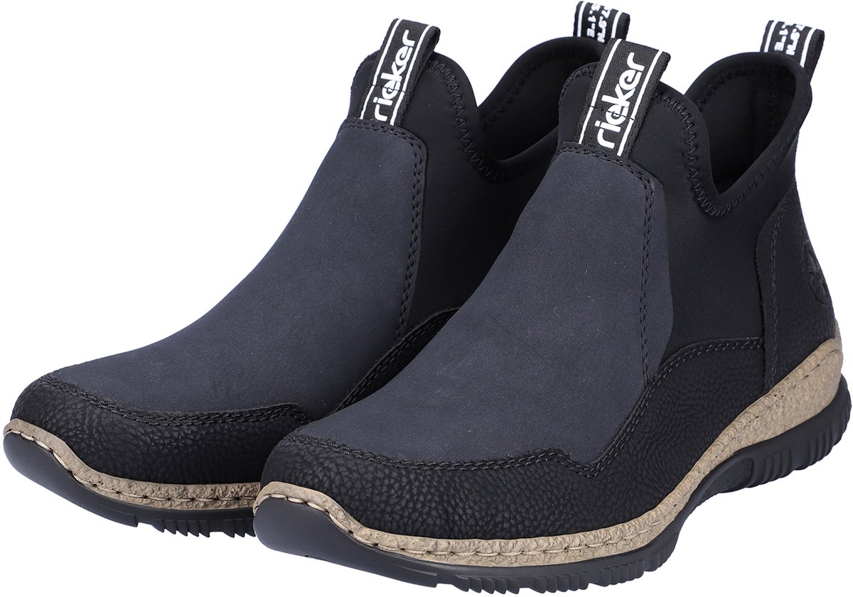 Rieker dames Chelsea boot enkellaars N3275-00 zwart