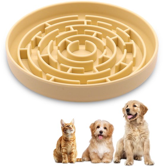 Slow Feeder Hondenbakken - Slow Feeder voor honden | Multifunctionele en antislip interactief, voedselschaal draagbaar voor kleine, middelgrote en grote rassen, anti-slikken gezond eten Slow Feeder Hondenbakken - Slow Feeder voor honden | Multifunctionele en antislip interactief, voedselschaal draagbaar voor kleine, middelgrote en grote rassen, anti-slikken gezond eten