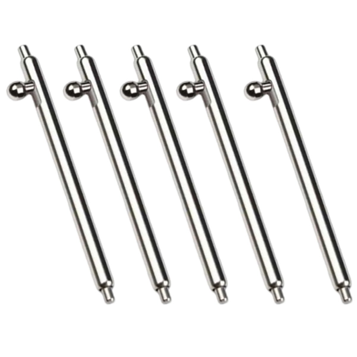 Dussdote Horlogemakers gereedschap - Snelsluitende Horlogepennen - Veerstaaf - Horlogebandconnector - voor horloges, armbanden - 5 stuks - 22 mm
