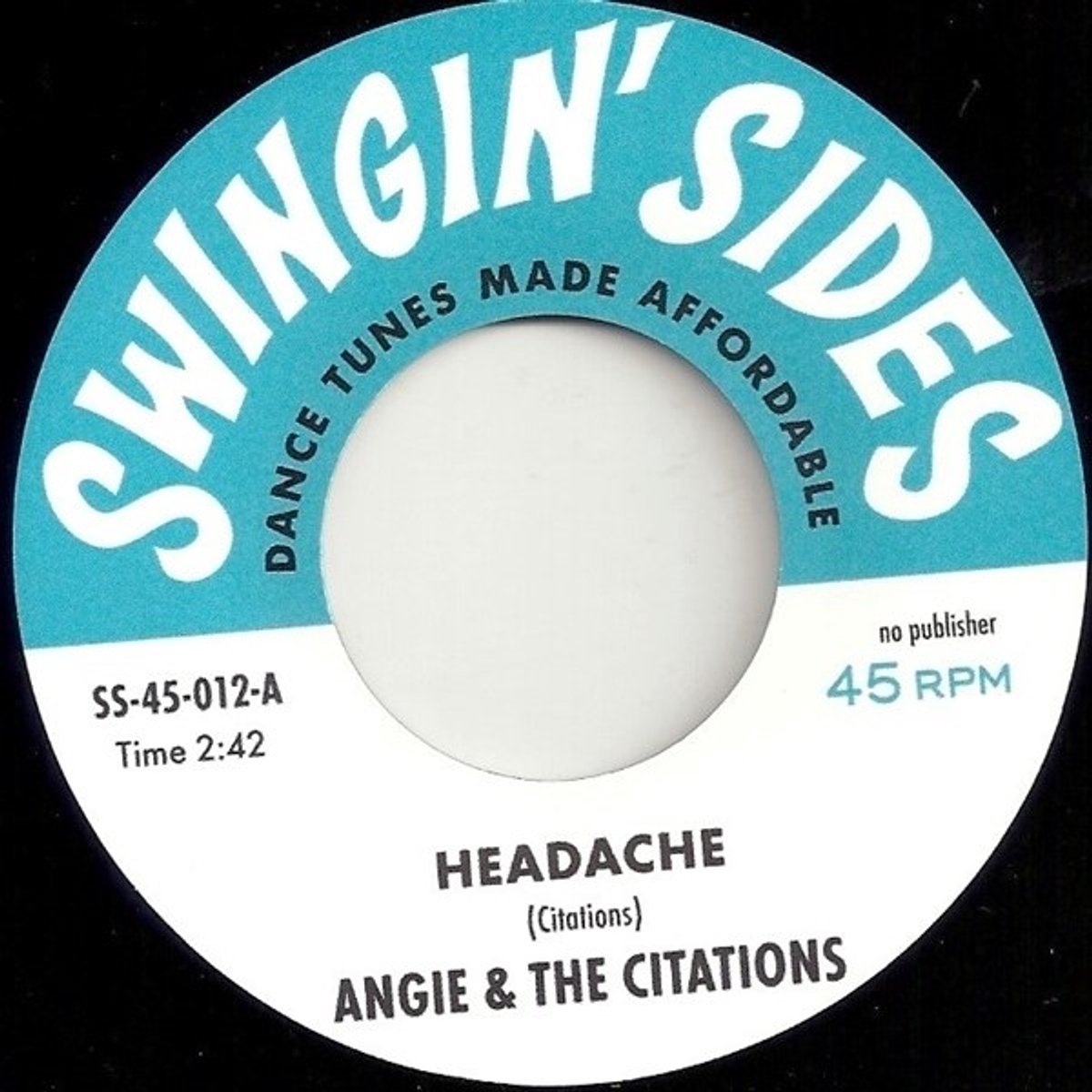 Angie, The Citations & Nocturnes - Headache / Journey To The Stars (7" Single)