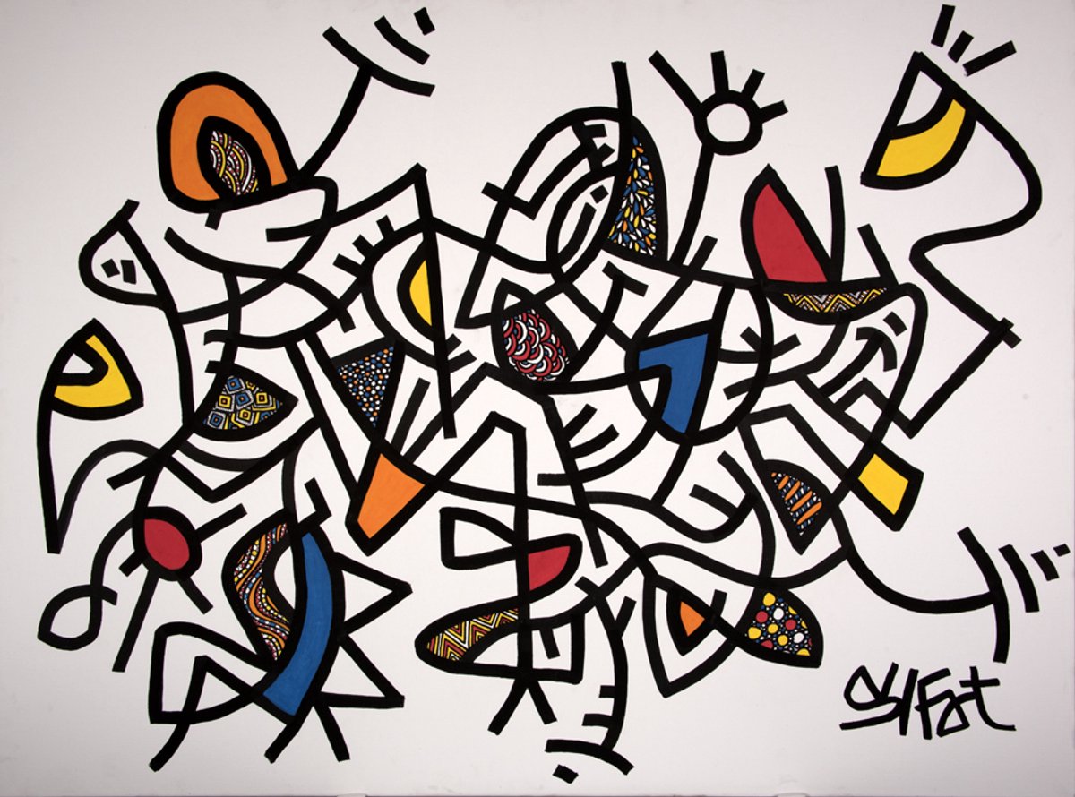 Posca stiften set 5M wit/zwart/goud/zilver — afbeelding 4