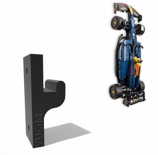 MIAM. Support mural pour Lego Technic F1 Redbull - Support mural pour voiture LEGO Technic - F1 Redbull - Support LEGO - Lego Technic F1 Redbull