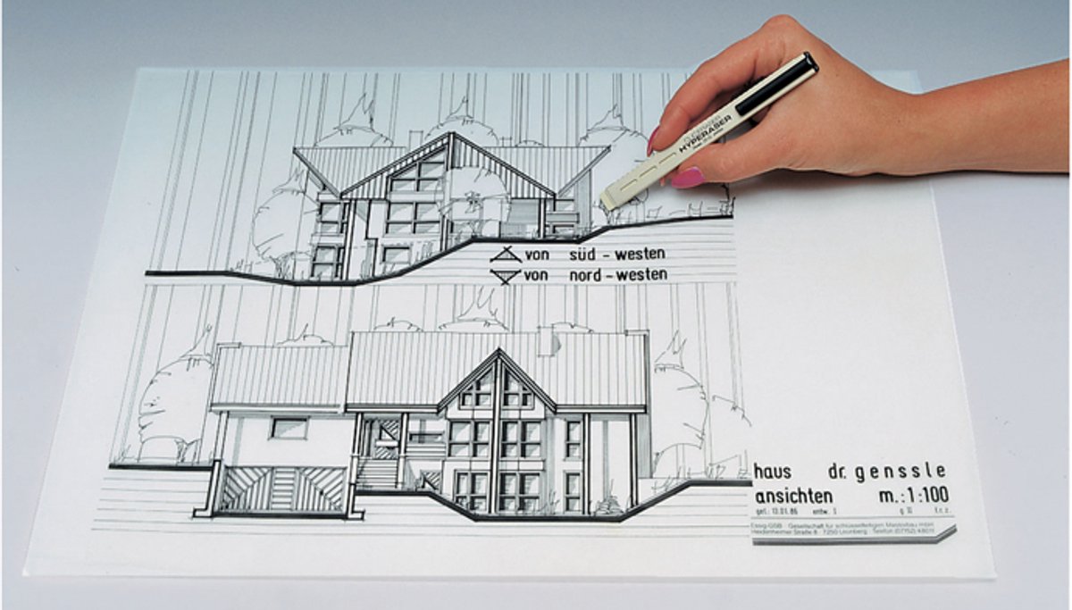 Pentel multifunctionele-radeerstift HYPERASER ZE 32