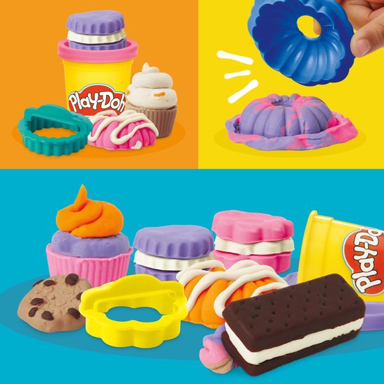 Play-Doh Bakkertje-speelset, keukenspeelgoed voor kinderen van 3+