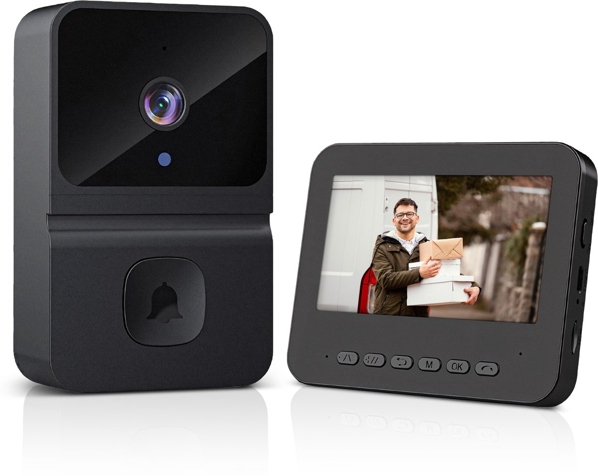 TMEZON WiFi video-intercomsysteem, video-intercominstallatie, Smart