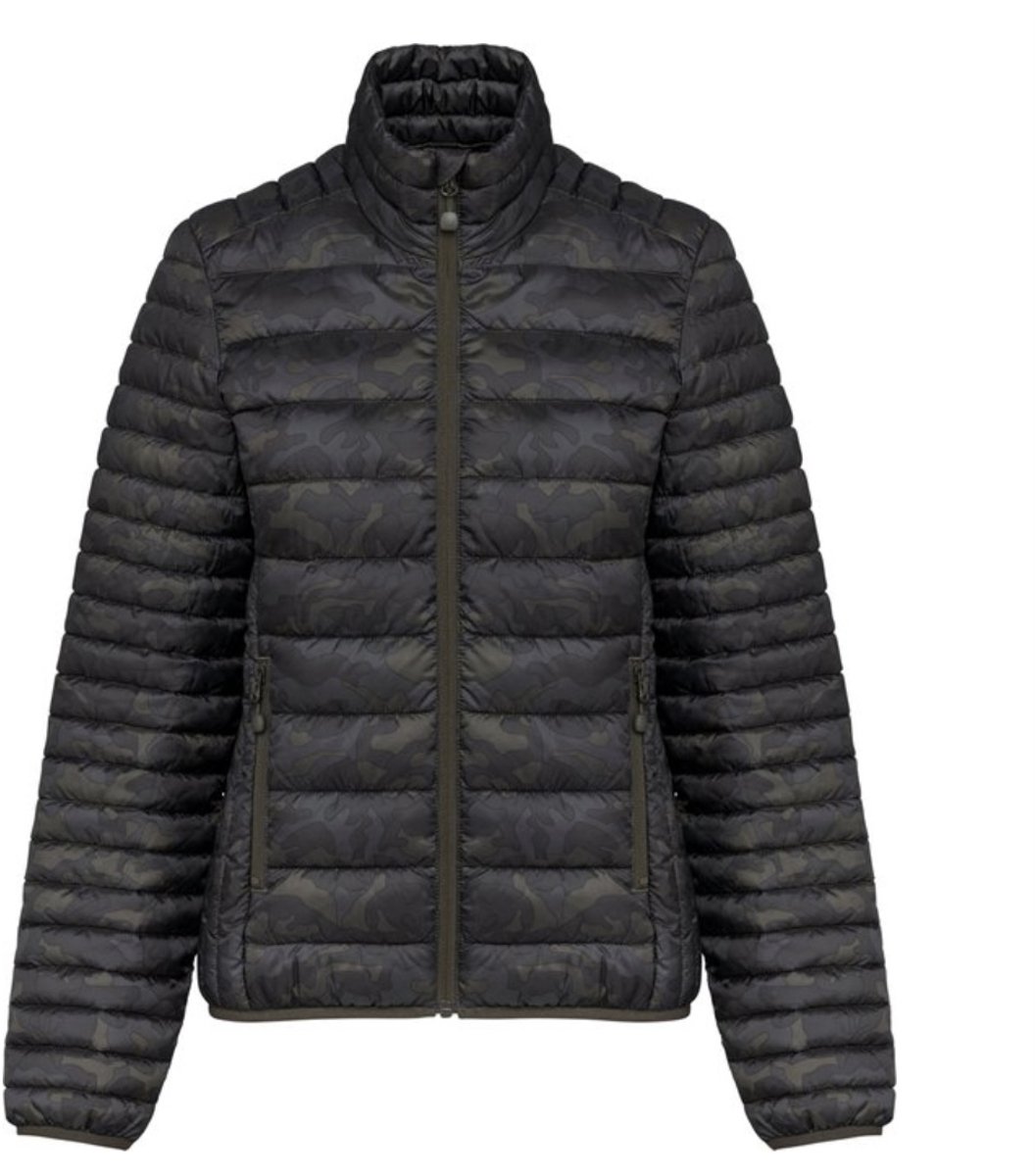 Kariban Ladies' lightweight padded jacket K6121 - Jungle Camo - M