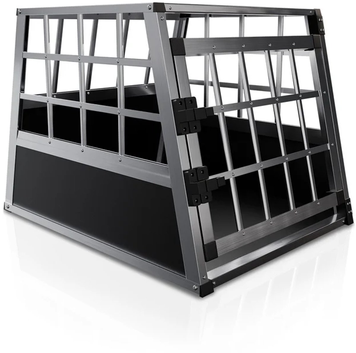 Aluminium hondentransportbox - M