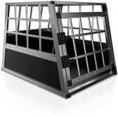 Aluminium hondentransportbox - M