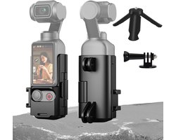 Geschikt voor DJI Osmo Pocket 3 Accessoires – Osmo Pocket 3 Uitbreidingsframe-Adapter & Beschermingssteun + Statief + Action-Adapter, met 1/4"-Koudstartfrees & Action Camera Mount