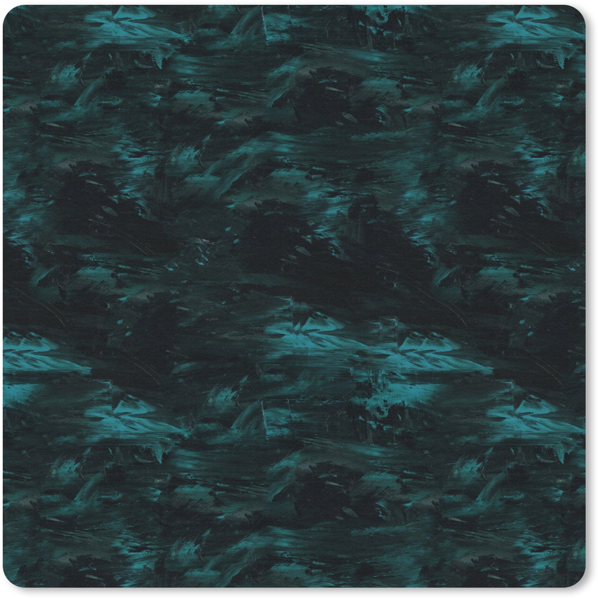 Muismat 20x20 cm - Mousepad Vloeiend - Verf - Donker - Muismatten