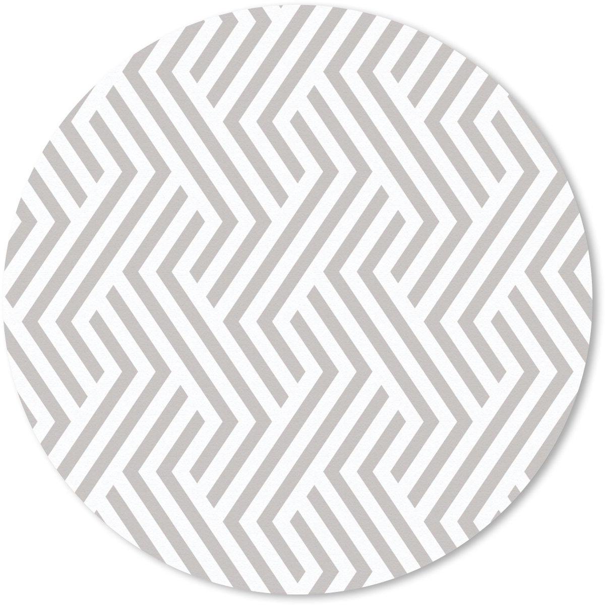 Muismat rond 30x30 cm - Mousepad Grafisch - Patroon - Modern - Opvallend - Ronde muismatten