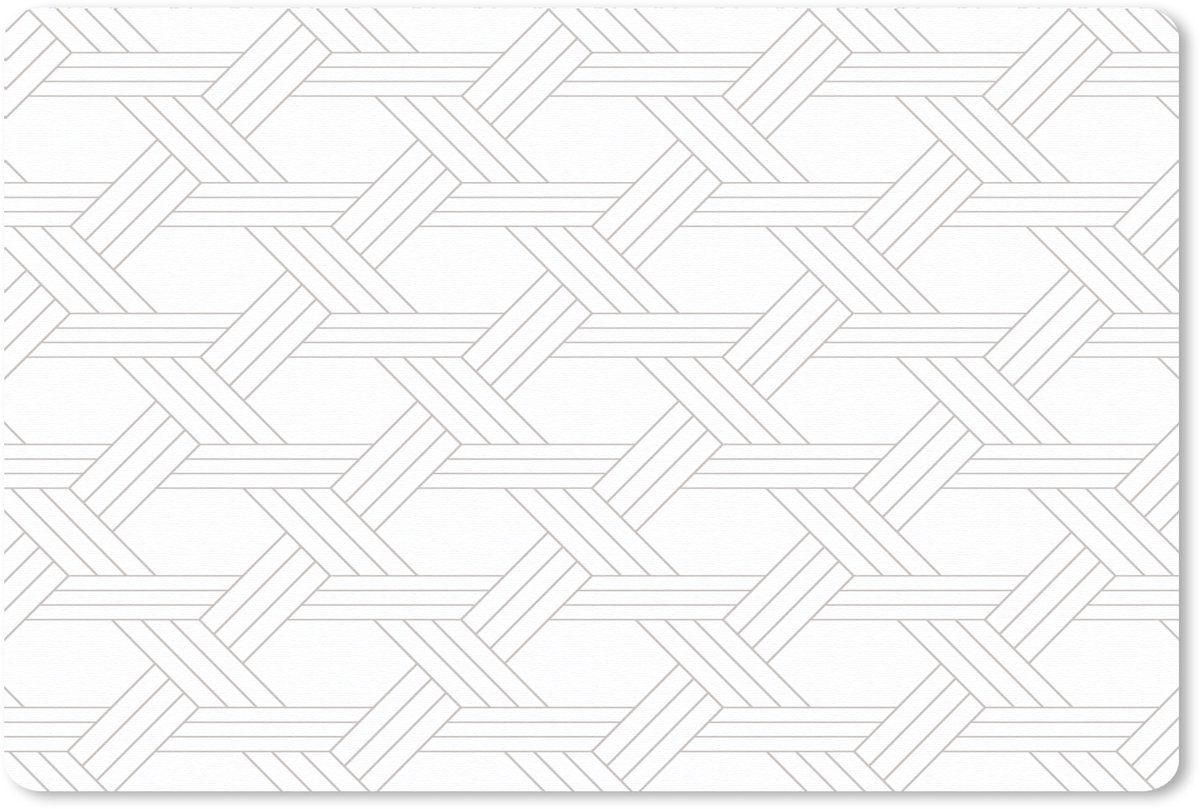 Muismat XXL 120x80 cm - Bureau onderlegger - Bureau mat Grafisch - Patroon - Modern - Driedubbel - Bureaumat - Gaming mousepad xl - Bureaulegger groot - Computer deskmat