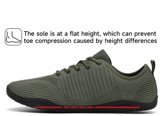 Geweo Barefoot Schoenen Hardloopschoenen Sportschoenen