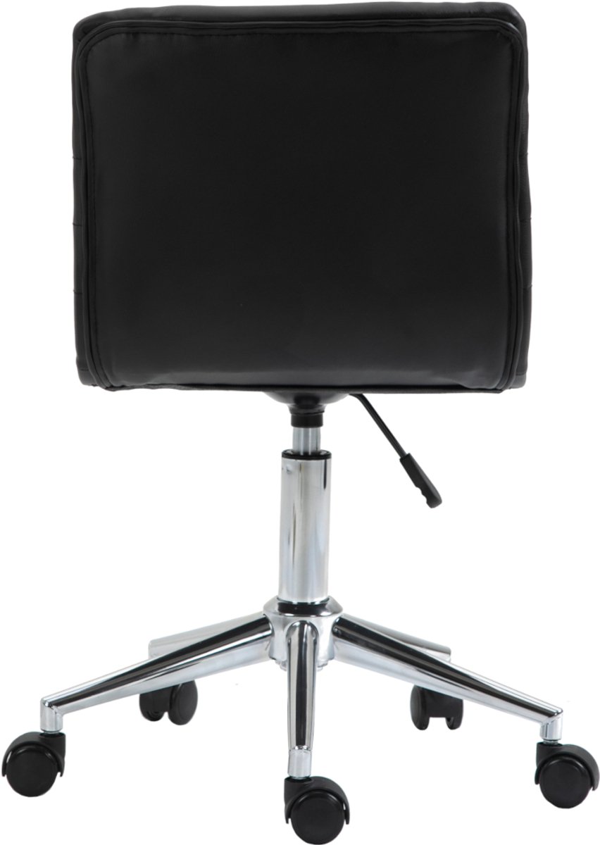 SVITA LINUS Bureaustoel Kinderen Kunstleer Zwart - afbeelding 3