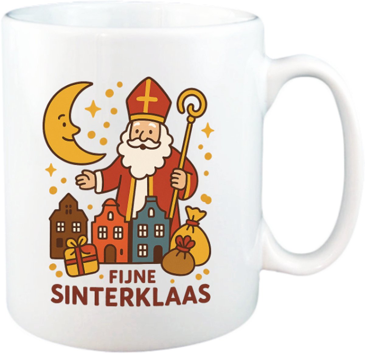 Fijne Sinterklaas mok - Sinterklaascadeau - Sinterklaasmok - Sinterklaas cadeautje