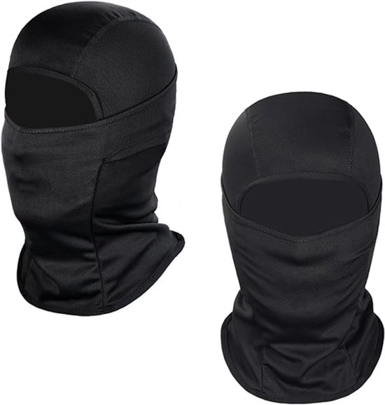 2-pack skimaskers, bivakmutsen en lichtgewicht gezichtsbeschermers voor heren en dames voor motorfietsen en snowboards