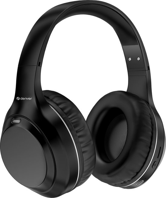 Denver Bluetooth Koptelefoon – Active Noise Canceling – Draadloos – Handsfree Bellen – BTN211 – Model 2026