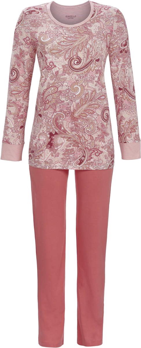 Ringella pyjama paisley roze - Roze - Maat - 46