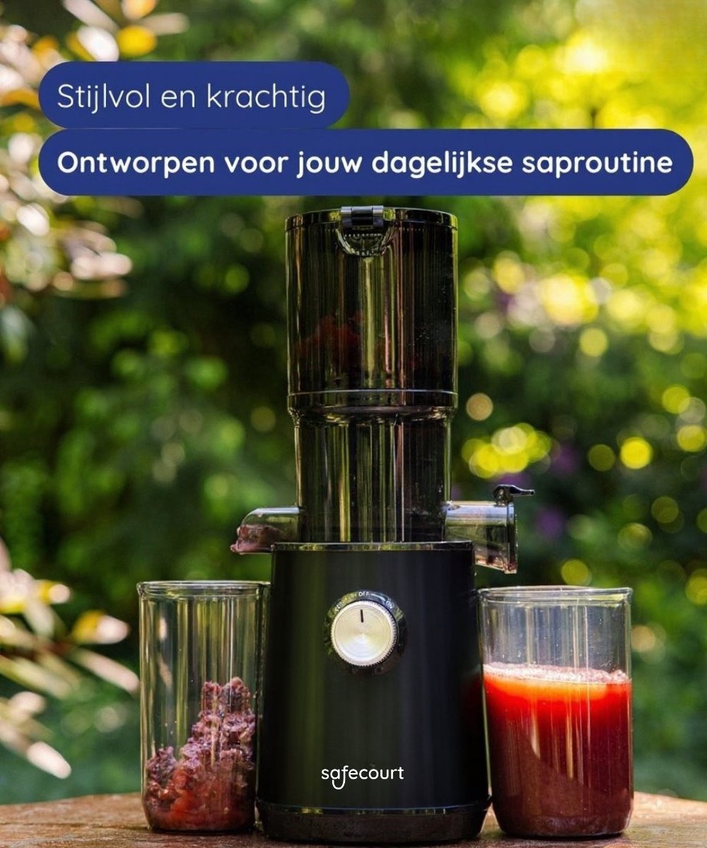 Sapcentrifuge - Slow Juicer - 2 snelheden Fruit/Groente