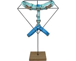 Furroow - Hondentuig - Anti Trek - Turquoise/Island Blue - Maat XL