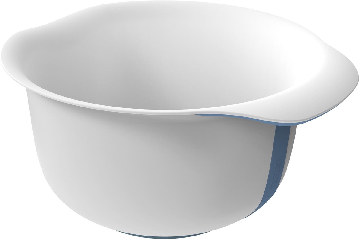 Rotho -Beslagkom - Mengkom - 4 L - Fresh - Horizon - Wit met blauw