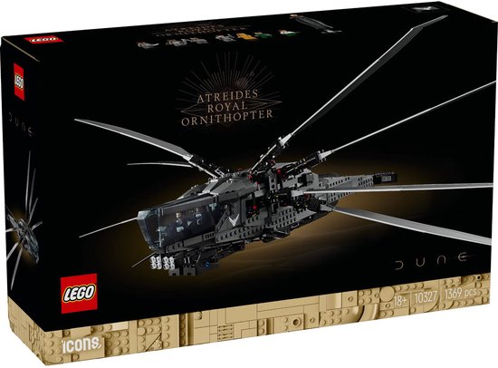 LEGO Icons Dune Atreides Royal Ornithopter Set voor Volwassenen - 10327
